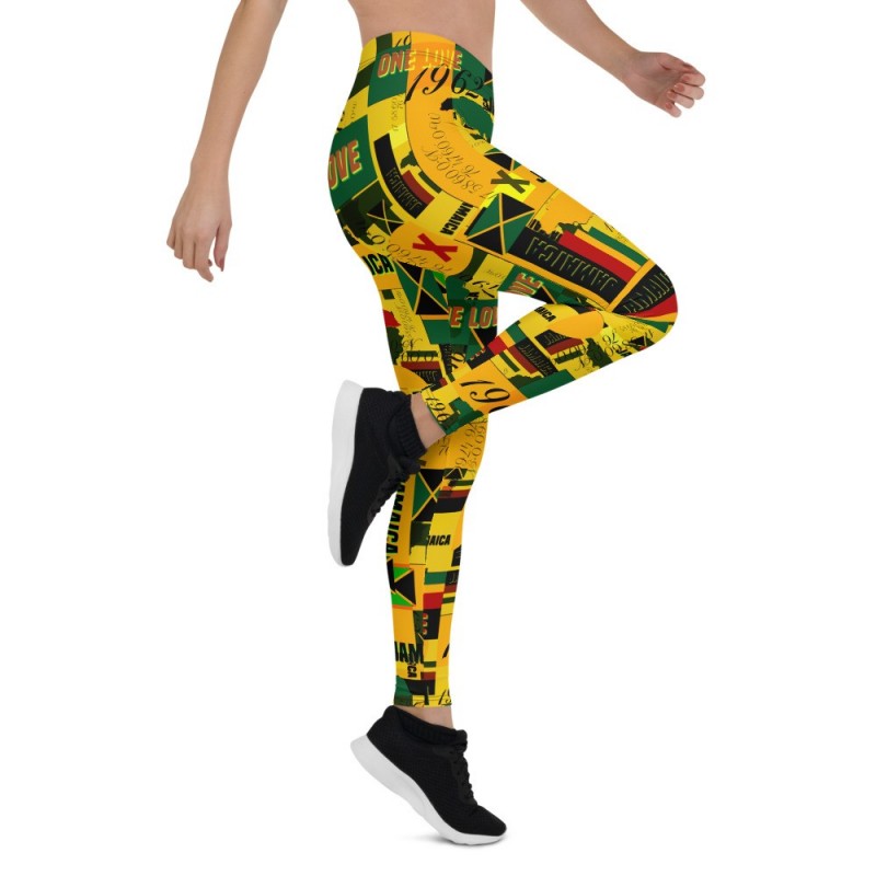 Tropical Flavor Print Leggings Tropical Flavor Print Leggings