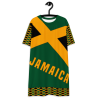 JAMAICA Flag T-shirt dress