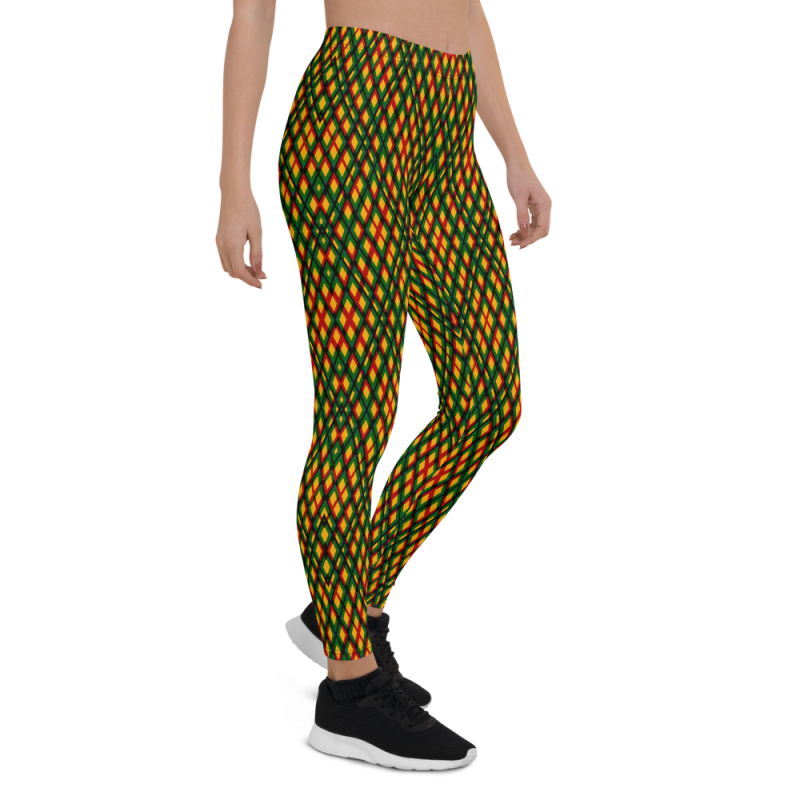 Peach x Beige Mix Leggings Peach x Beige Mix Leggings
