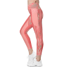 Peach X Beige Crossover leggings with pockets