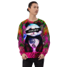 Panda Graphic Print Unisex Sweatshirt